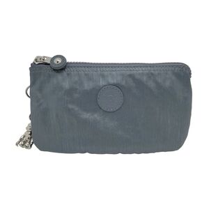Kipling Creativity Pouch Bag Pewter Metallic